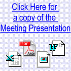 Click here for a copy of this meeting's presentation