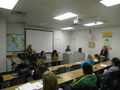 March 24-25, 2011 - Northern Arizona University "Road Trip" and HRM Class Presentations