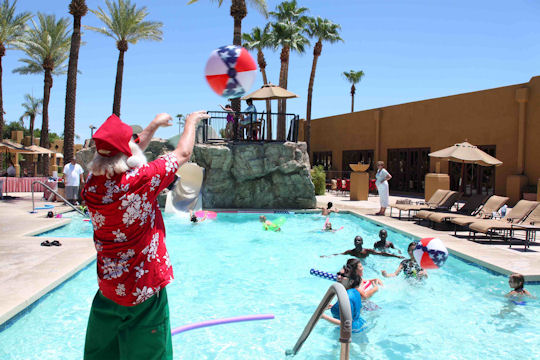 Santa Summer Safety Splash