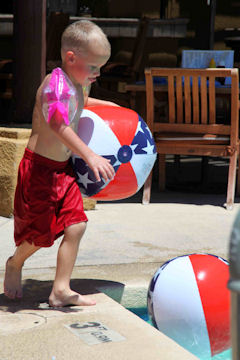 Santa Summer Safety Splash